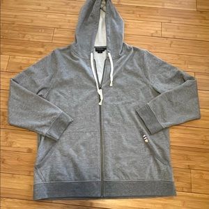 Pendleton embroidered grey zip up sweater